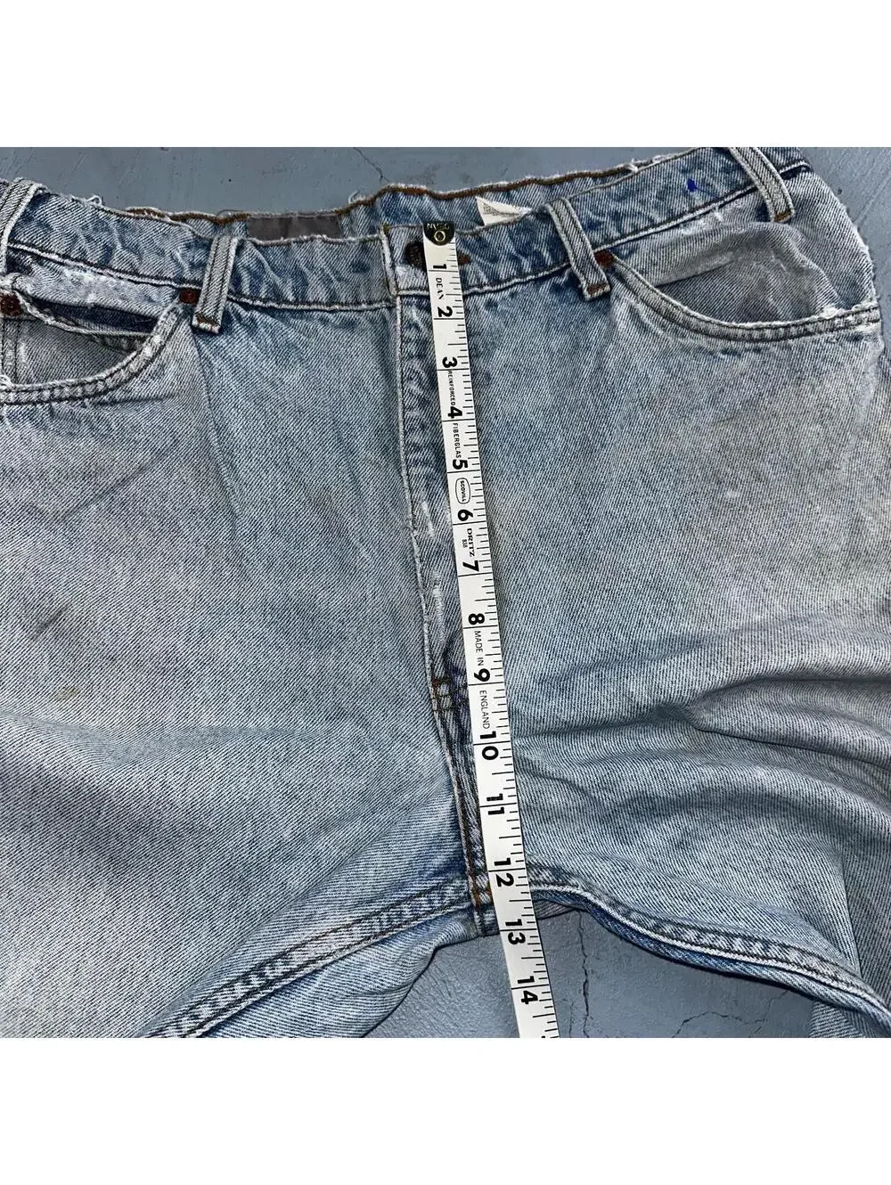 Levis 550 Vintage 90s USA Orange Tab Relaxed Blue Ligh Wash Jeans 36x32 Ac 33x30
